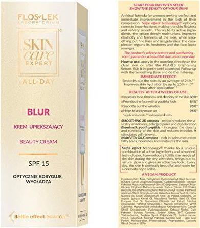 Actual product image Floslek Skin Care Expert All-day Blur veido kremas 50ml (50 ml, Day cream, SPF 15)