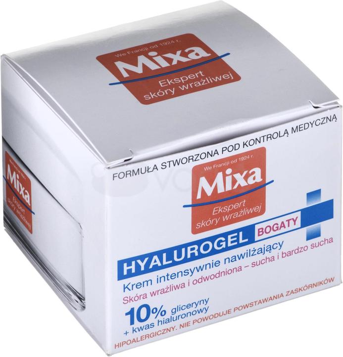Image du produit Mixa Crème Hyalurogel Peau Sensible Expert Hydratation Intensive 50ml (50 ml, Crème de jour, Gel visage)