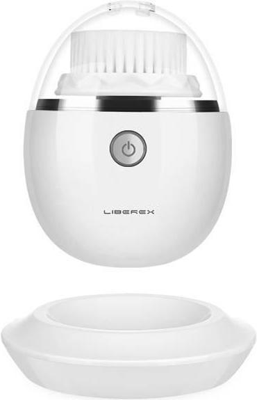Actual product image Liberex Egg Vibrating Facial Cleansing Brush - White