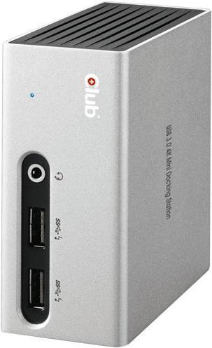 Actual product image Club 3D CLUB3D SenseVision USB 3.0 4K UHD Mini Docking Station (USB-C, 4 Ports)