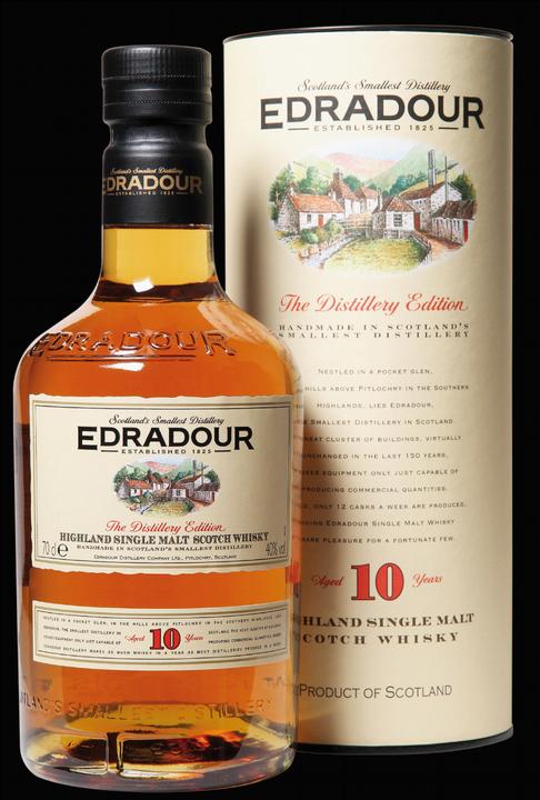Image du produit Edradour 10 ans (Single Malt, Scotch Whisky, 1 x 70 cl)