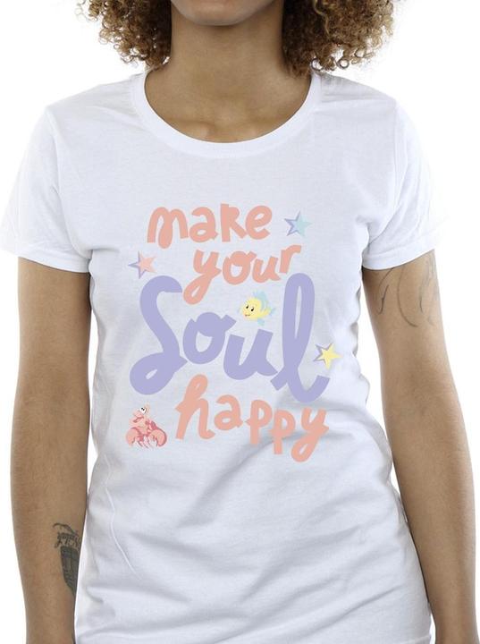 Immagine prodotto Disney The Little Mermaid Happy Maglietta Donna (L)