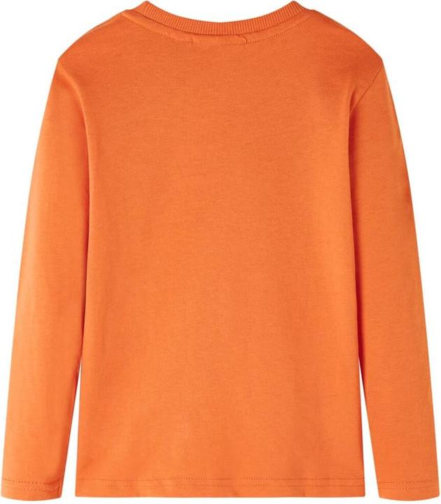 Actual product image VidaXL Children's long-sleeved shirt dark orange 116,Material: 100 (116)