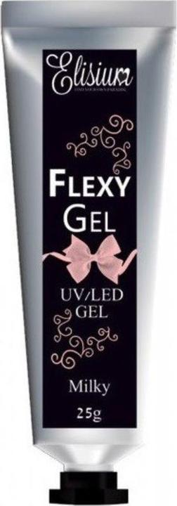 Image du produit Elisium Flexy Gel gel pour extension d'ongles Milky 25g (Gel coiffant)