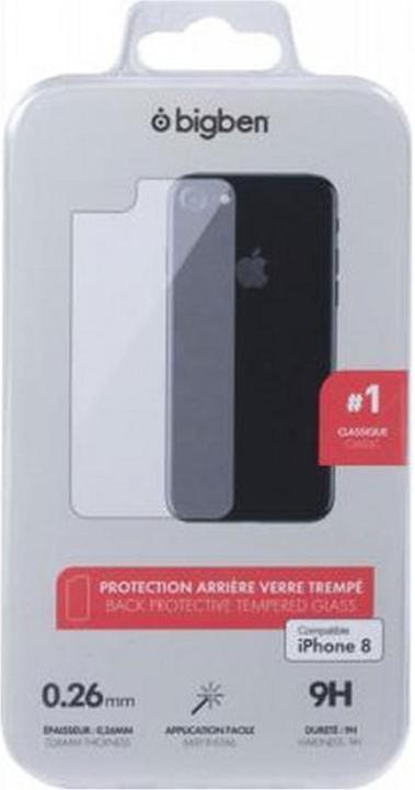 Produktbild Bigben Peglassbackip8 (1 Stück, Apple iPhone 8)
