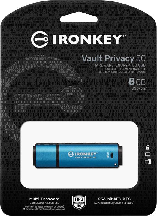 Produktbild Kingston IronKey Vault Privacy 50 (16 GB, USB-A, USB 3.2)