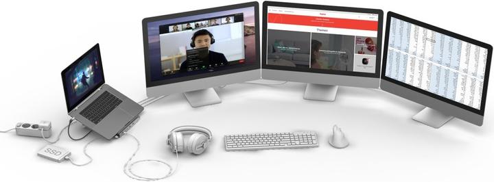 Immagine prodotto Hama Connect2Office Stand (USB-C, 12 Porti)
