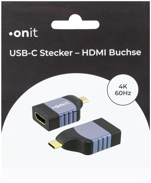 Produktbild Onit Adapter USB Type-C - HDMI (HDMI, 4.55 cm)