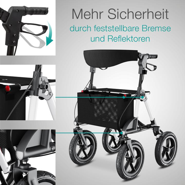 Actual product image Aktivshop Outdoor rollator with pneumatic tyres Comfort