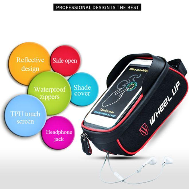Image du produit Wheel Up Support vélo pour téléphones portables jusqu'à 6 pouces
