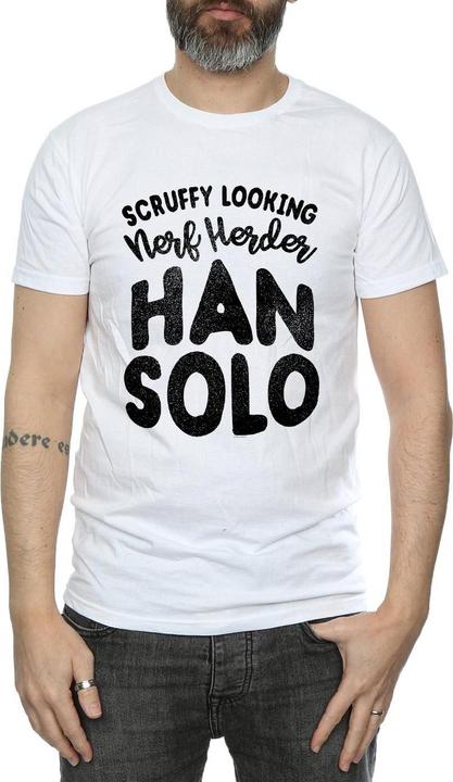 Actual product image Star Wars Mens Han Solo Legends Tribute T-Shirt (3XL)