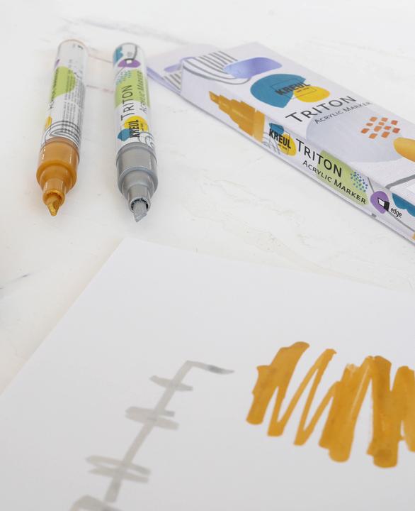 Image du produit Solo Goya Triton Acrylic Paint Marker set de 2 pièces (Argent, Or, 4 mm, 2 x)