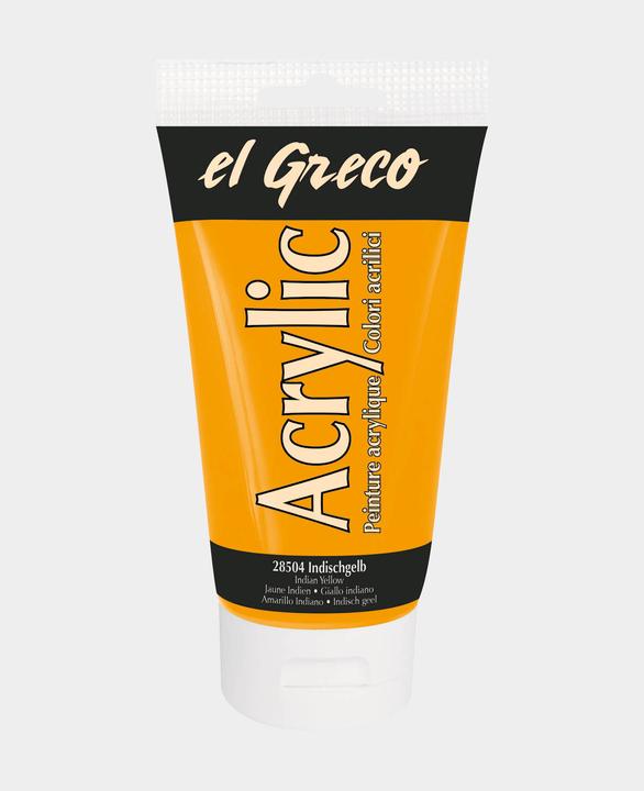 Image du produit Kreul el Greco Acrylic (Jaune indien, 150 ml)