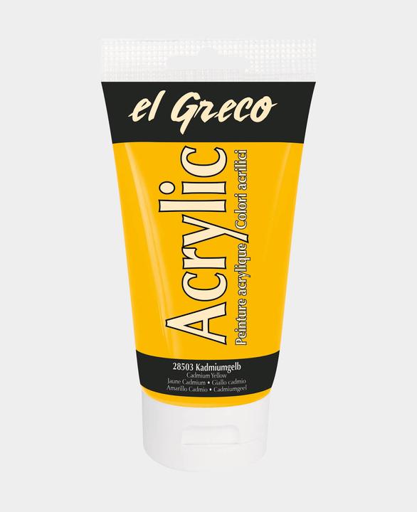 Image du produit Kreul el Greco Acrylic (Jaune de cadmium, 150 ml)