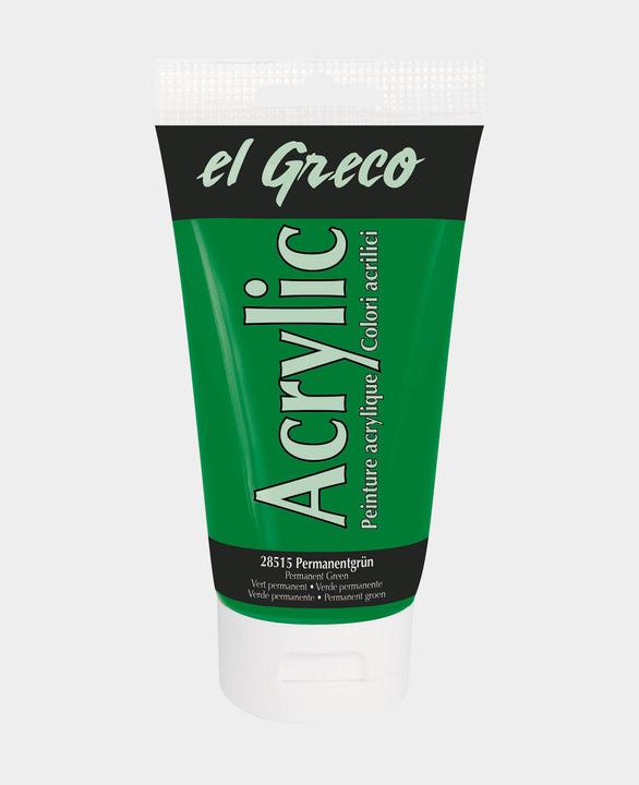 Actual product image Kreul el Greco Acrylic (Permanent green, 150 ml)