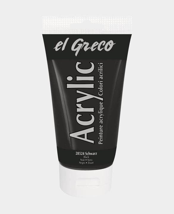 Image du produit Kreul el Greco Acrylic (Noir, 150 ml)