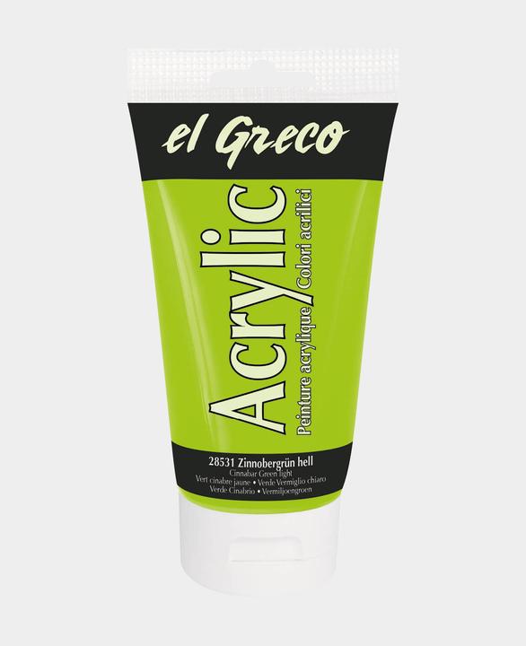 Produktbild Kreul el Greco Acrylic (Zinnobergrün hell, 150 ml)