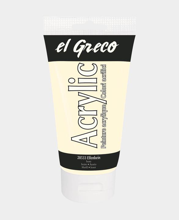 Produktbild Kreul el Greco Acrylic (Elfenbein, 150 ml)