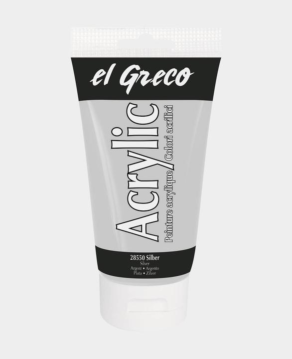 Image du produit Kreul el Greco Acrylic (Argent, 150 ml)