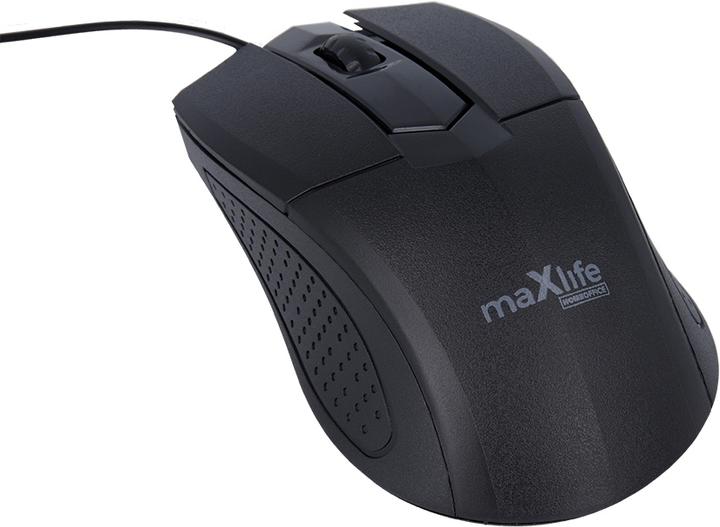 Produktbild Maxlife Home Office MXHM-01 optical mouse 1000 DPI 1.2 m black (Kabelgebunden)