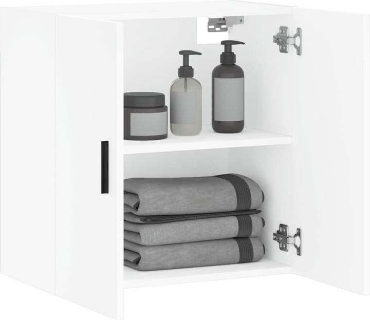 Produktbild VidaXL Wandschrank Weiss 60x31x60 cm Holzwerkstoff, Farbe: Weiss (60 x 31 x 60 cm)