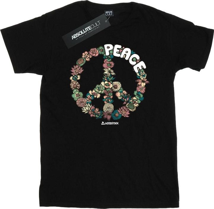 Woodstock Floral Peace TShirt (M)