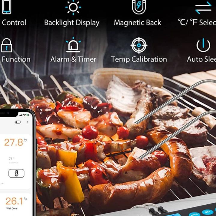Image du produit Inkbird IHT-2PB Thermomètre à piqûre numérique