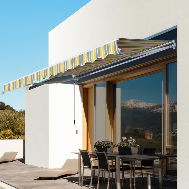 Actual product image Outsunny Garden awning with folding arm (2.95 m)