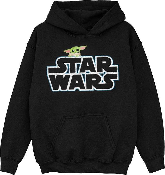 Produktbild Star Wars The Mandalorian The Child Logo Kapuzenpullover Mädchen (128)