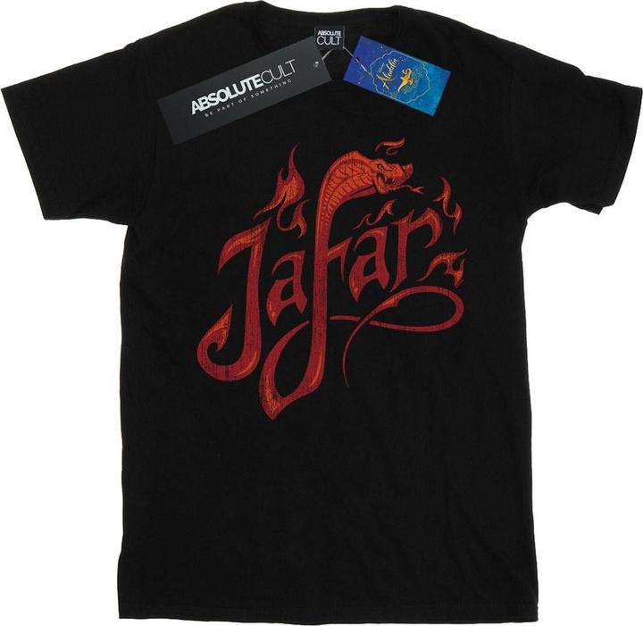Immagine prodotto Disney Aladdin Movie Jafar Flames Logo Maglietta Ampia Donna (4XL)
