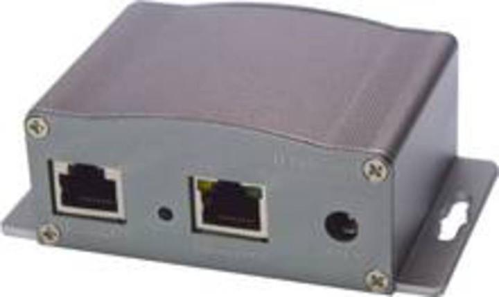 Actual product image Wantec 2wIP-E-S-TW Adapter with RJ45 switch side