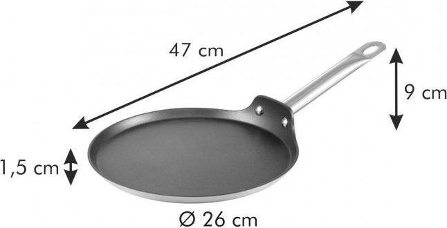 Immagine prodotto Tescoma Crepiere 26 cm Grandchef (26 cm, Padella di crêpe, Alluminio pressofuso)