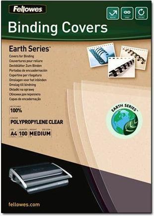 Actual product image Fellowes Earth cover sheet A4 transparent
