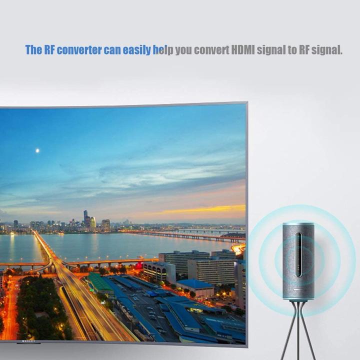 Actual product image Lazmin HDMI Coax Converter