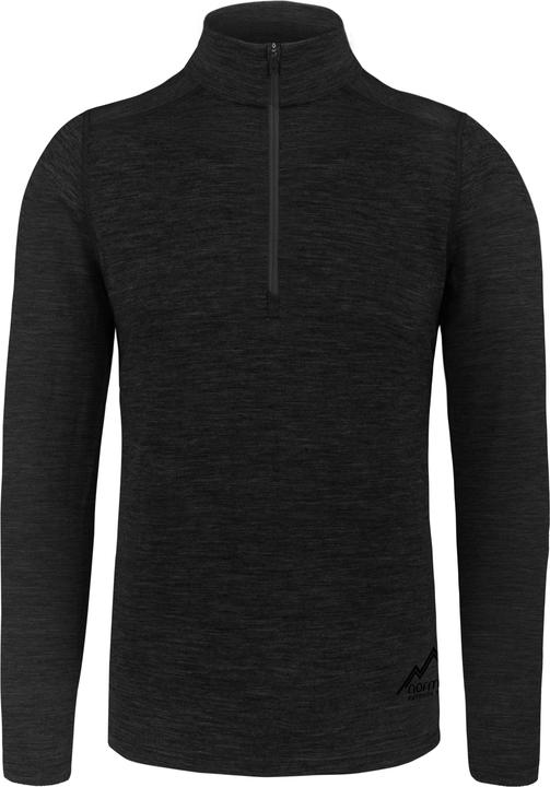 Normani Herren Merino Langarm mit 1/4 Zipper Canberra