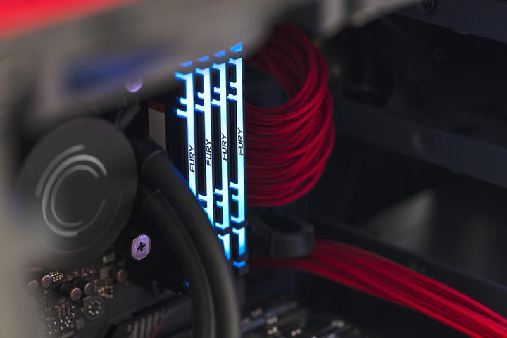 Actual product image Kingston 128GB DDR4-3600MT/S CL18 DIMM (4 x 32GB, 3600 MHz, DDR4-RAM, DIMM)