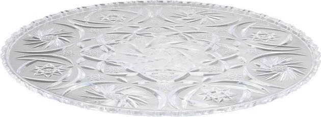 Actual product image Axentia Eva cake plate, crystal look, Ø 24 cm