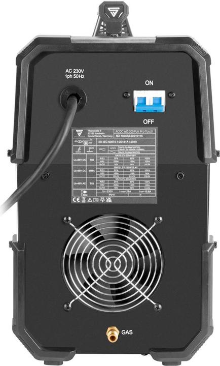 Actual product image Stahlwerk AC/DC TIG 200 Puls Pro Touch fully equipped gas-shielded arc welder