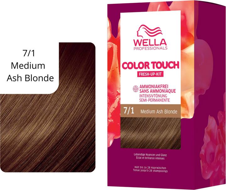 Produktbild Wella Color Touch Fresh-Up-Kit 7/1 (7, 1 Medium Ash Blonde)
