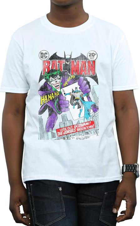 Actual product image Boys Batman Joker Playing Card Cover T-Shirt (116)