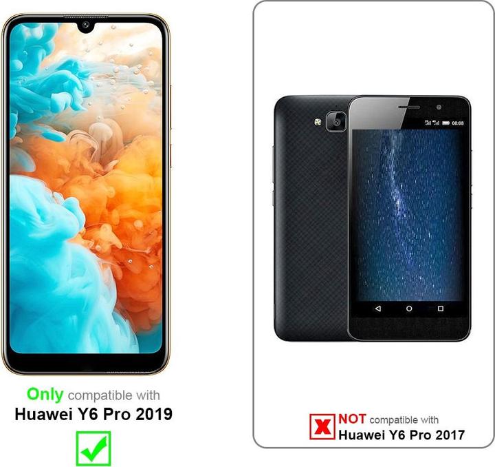 Image du produit Cadorabo Coque pour Huawei Y6 PRO 2019 universel avec Clip (Huawei Y6 Pro)