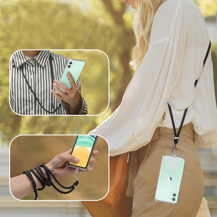 Produktbild Apfelkiste Universal Necklace Handykette Umhängeband für Schutzhülle - - (140cm)