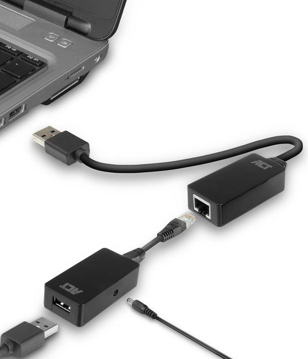 Image du produit Extender USB configuré sur UTP jusqu'à 50 mètres (RJ45, USB, RJ45 (1x))