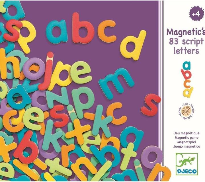 Produktbild Djeco Magnete Buchstaben klein (83 x)