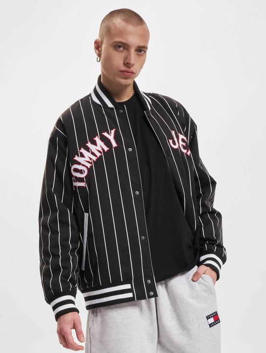 Produktbild Tommy Hilfiger Tommy Jeans Rlx Pinstripe Bomberjacke - 86443 (XL)