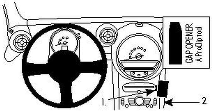 Brodit 854662 Staffa Mini Cooper Countryman