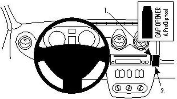 Immagine prodotto Brodit 854399 Supporto auto Dacia Duster 10-13