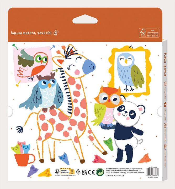 Immagine prodotto Magni Figura pastelli a cera gufo (Multicolore, 12 x)