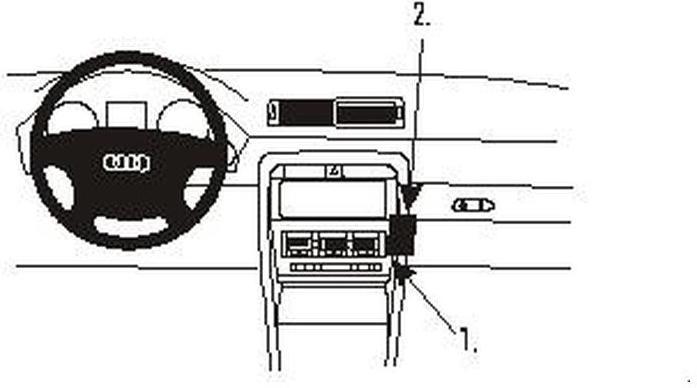 Image du produit Brodit 852871 Support voiture Audi A4 Avant 02-07