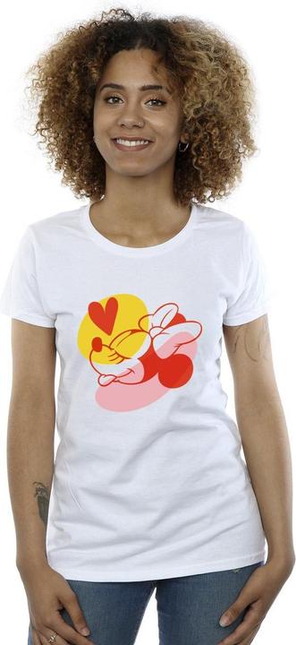 Immagine prodotto Disney Minnie Mouse Tongue Heart Maglietta Donna (XL)